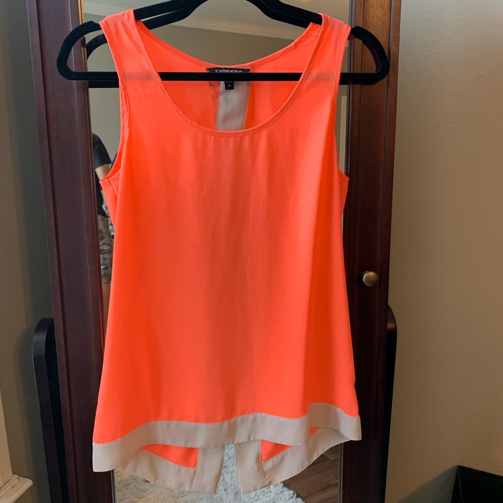 Express Split Back Tank Top